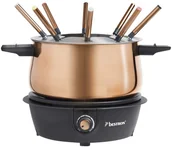 Zestawy do fondue - BESTRON Bestron Zestaw do founde AFD850CO, 1500 W, 1,5 L, miedziany - miniaturka - grafika 1