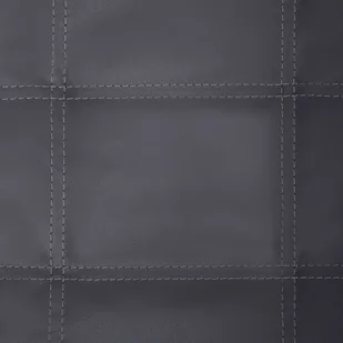 vidaXL Szezlong masujący z poduszką, szary, sztuczna skóra - Szezlongi - miniaturka - grafika 3