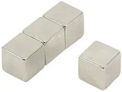 Magnesy - first4magnets Magnes Expert 12 x 12 x 12 mm grubości N42 magnes neodymowy - ciągnięcie 7,4 kg (4 sztuki) F12CU-4 - miniaturka - grafika 1