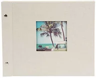 Albumy fotograficzne - Goldbuch Bella Vista blat śrubowy, len, piaskowoszary, 30 x 25 x 2 - miniaturka - grafika 1