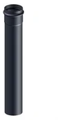 Kominy i akcesoria - Rura prosta czarna fi 100/0,50m na pelet - miniaturka - grafika 1