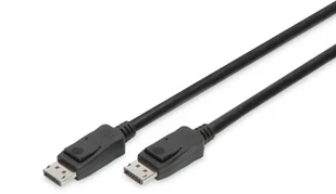 Assmann Kabel połączeniowy DisplayPort z zatrzaskami 8K 30Hz UHD Typ DP/DP M/M czarny 2m AKASSVD00000054 - Akcesoria do monitorów - miniaturka - grafika 2