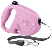 Smycze dla psów - Ferplast Flippy One Tape S Smycz automatyczna Taśma 4 m Różowy - miniaturka - grafika 1