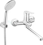 Baterie wannowe i prysznicowe - Ferro Isso bateria wannowo-prysznicowa chrom BIS33A - miniaturka - grafika 1