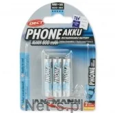 Akumulatory ogólnego zastosowania - ANSMANN Ansmann Micro NiMh Bateria 3xAAA 800mA (5030142) - miniaturka - grafika 1