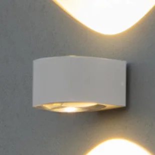 Konstsmide Kinkiet zewnętrzny LED Gela, up/down, biały - Lampy ogrodowe - miniaturka - grafika 3