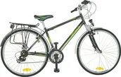 Rowery - Rowerland Ginesso 28 cali Męski Czarno-zielony - miniaturka - grafika 1