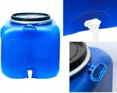 Inne akcesoria do nawadniania - Beczka Zbiornik Na Deszczówkę 100L Z Kranem Atest - miniaturka - grafika 1