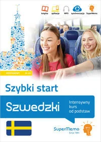 Szwedzki Szybki start Intensywny kurs od podstaw poziom podstawowy A1-A2 - Melerska Dorota - Pozostałe języki obce Szwedzki Szybki start Intensywny kurs od podstaw poziom podstawowy A1-A2 - Melerska Dorota - Pozostałe języki obce - miniaturka - grafika 1