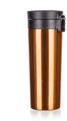 Kubki termiczne - Banquet kubek podróżny o podwójnych ściankach ARCUS 450 ml miedziany - miniaturka - grafika 1