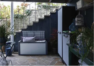 KIS Skrzynia ogrodowa KIS Titan Szary - Skrzynie ogrodowe - miniaturka - grafika 5