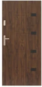 Drzwi zewnętrzne - Drzwi zewnętrzne Prado 80 prawe orzech D/T55/P/N/80P - miniaturka - grafika 1