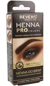 Akcesoria i kosmetyki do stylizacji brwi - Revers Revers Henna Pro Colors Creamy Henna Do Brwi Z Olejem Arganowym I Olejem Rycynowym 3.0 Ciemny Brąz - miniaturka - grafika 1