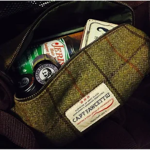 CAPT FAWCETT CAPTAIN FAWCETT Duża Tweedowa Kosmetyczka - Kosmetyczki, organizery i kuferki - miniaturka - grafika 5