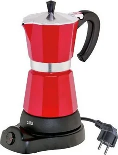 Cilio Kafeteria elektryczna Classico czerwona 480W CI-273854 - Zaparzacze i kawiarki - miniaturka - grafika 2