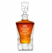 Karafki - Murrano Karafka Ice Blink z grawerem dla strażaka KARIB-006 - miniaturka - grafika 1