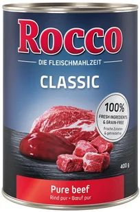 Rocco Classic, 6 x 400 g - NOWOŚĆ! Wołowina i mięso z dzika - Mokra karma dla psów - miniaturka - grafika 2
