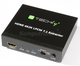 Techly HDMI 4K audio extractor SPDIF Toslink 4x Jack 3.5mm LPCM 5.1CH 7.1CH (025756) - Adaptery i przejściówki - miniaturka - grafika 3