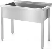 Meble gastronomiczne - Hendi Stół z basenem jednokomorowym gastronomiczny spawany nierdzewny 60x60x85 cm 813294 Stół z basenem jednokomorowym gastronomiczny spawany nierdzewny 60x60x85 cm 813294 Darmowa dost 813294 - miniaturka - grafika 1