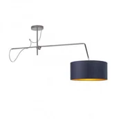 Lampy sufitowe - Lampa wisząca glamour z abażurem - E8-H19 - miniaturka - grafika 1