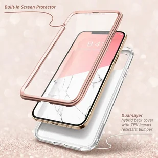 Supcase COSMO ETUI NA IPHONE 12/12 PRO MARBLE 16738 - Etui i futerały do telefonów - miniaturka - grafika 2