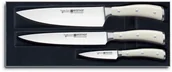 Noże kuchenne - Wüsthof Zestaw noży 3dílná Klasyczny Ikona krem - miniaturka - grafika 1