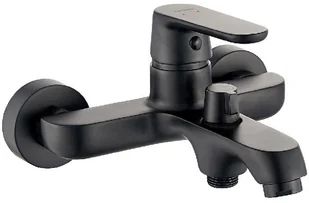 Kuchinox Dima bateria wannowo-prysznicowa ścienna czarny mat BQD710D - Baterie wannowe i prysznicowe Kuchinox Dima bateria wannowo-prysznicowa ścienna czarny mat BQD710D - Baterie wannowe i prysznicowe - miniaturka - grafika 2