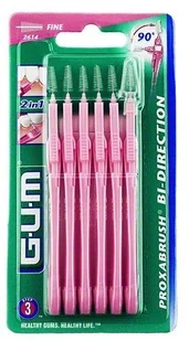GUM Sunstar Butler czyściki międzyzębowe Bi-Direction 2314 pakowane po 6szt. - Szczoteczki międzyzębowe - miniaturka - grafika 2