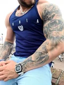 Koszulki sportowe męskie - Furia Tank top granatowy nowe logo Furia - miniaturka - grafika 1