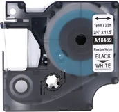 Papier do drukarek - Dymo Taśma nylonowa do Rhino 19mm 3,5m biała 18489 - miniaturka - grafika 1