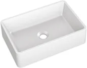 Umywalki - AXIS Umywalka Bochun Granit White 45 X 30 Axis - miniaturka - grafika 1