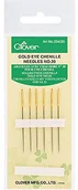Akcesoria i części do maszyn do szycia - Clover 234/nr 20 igły z pozłacanego igielne Chenille 20 234/20 - miniaturka - grafika 1