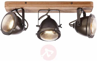 Brilliant Lampa sufitowa Carmen Wood, 3-pkt. - Lampy sufitowe - miniaturka - grafika 5