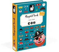 Układanki dla dzieci - Janod Magnetyczna układanka Śmieszne buzie - miniaturka - grafika 1