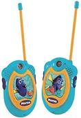 Zabawki interaktywne dla dzieci - Lexibook Finding Dory Walkie Talkies, 100 m, funkcja Morsea, elastyczna antena, niebiesko-żółta, TW06DO TW06DO - miniaturka - grafika 1
