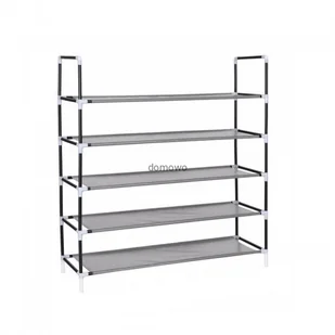 TEKSTYLNY REGAŁ PÓŁKA ORGANIZER NA BUTY 5 PÓŁEK - Szafki na buty - miniaturka - grafika 2