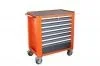 Wózki magazynowe - Malow Wózek warsztatowy WWT 75C narzędzia 7 szufladowy zamykany WWT 75C - miniaturka - grafika 1