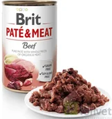 Szampony i odżywki dla psów - BRIT BRIT Paté &amp Meat Beef WOŁOWINA 400g NOWA FORMUŁA | - miniaturka - grafika 1