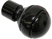 Karnisze - Gardinia 31037 główka/końcówka do karniszy, seria Chicago kuli, średnica 20 MM, w kolorze czarnym 31037 - miniaturka - grafika 1