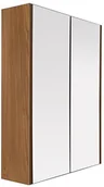 Szafki łazienkowe - Premier Housewares Premier housewares 2403292 o wyglądzie szafka ścienna, dąb, lustra, 2 drzwi 2403292 - miniaturka - grafika 1