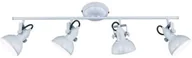 Lampy sufitowe - Trio Plafon LAMPA sufitowa GINA R80154001 industrialna OPRAWA metalowa listwa reflektorki loft białe - miniaturka - grafika 1