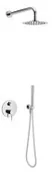 Stelaże i zestawy podtynkowe do WC - EXCELLENT AREX.SET.1245CR PI Zestaw Prysznic-Wanna P/T Chrom - miniaturka - grafika 1