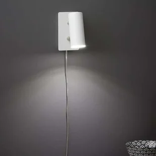 Markslojd Kinkiet LAMPA ścienna BARCELONA 107346 regulowana OPRAWA reflektorek tuba biała 107346 - Lampy ścienne - miniaturka - grafika 2