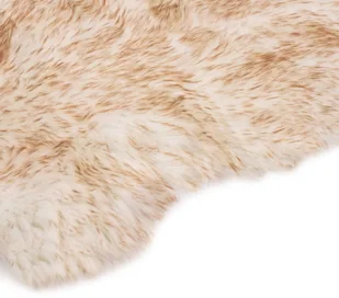 vidaXL Dywanik, 60 x 90 cm, sztuczna owcza skóra, brązowy melanż 284715 - Dywaniki łazienkowe - miniaturka - grafika 4