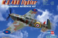 Modele do sklejania - Hobby Boss HOBBY BOSS  MS406 French WWII Monoplane Fighter 80235 - miniaturka - grafika 1