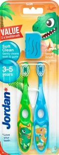 Jordan Cederroth Szczoteczka do zębów Step by Step 3-5 lat) 2 szt 9074575 - Szczoteczki do zębów - miniaturka - grafika 3