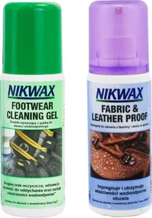 Nikwax Zestaw do pielęgnacji obuwia Footwear Cleaning Gel/Fabric & Leather Proof roz uniw - Akcesoria turystyczne Nikwax Zestaw do pielęgnacji obuwia Footwear Cleaning Gel/Fabric & Leather Proof roz uniw - Akcesoria turystyczne - miniaturka - grafika 1
