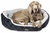 Legowiska dla psów - Nobby Ceno komfortowe łóżko dla psów i kotów, czarny 71548 - miniaturka - grafika 1