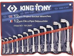 KING TONY Zestaw kluczy fajkowy 1812MR - Klucze i nasadki - miniaturka - grafika 5