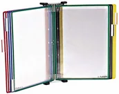 Pojemniki biurowe - TARIFOLD Tarifold Technic wyświetlacz ścienny z 5 zaczepami indeksu i 10 kieszeniami A4 różne A4 ref 414109 TAA414109 - miniaturka - grafika 1